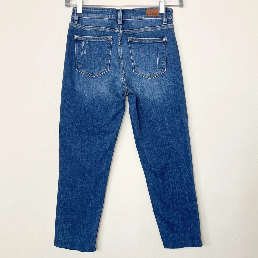 Judy Blue Walk This City Slim Fit Jeans Size 3 / 26 - Picture 6 of 12